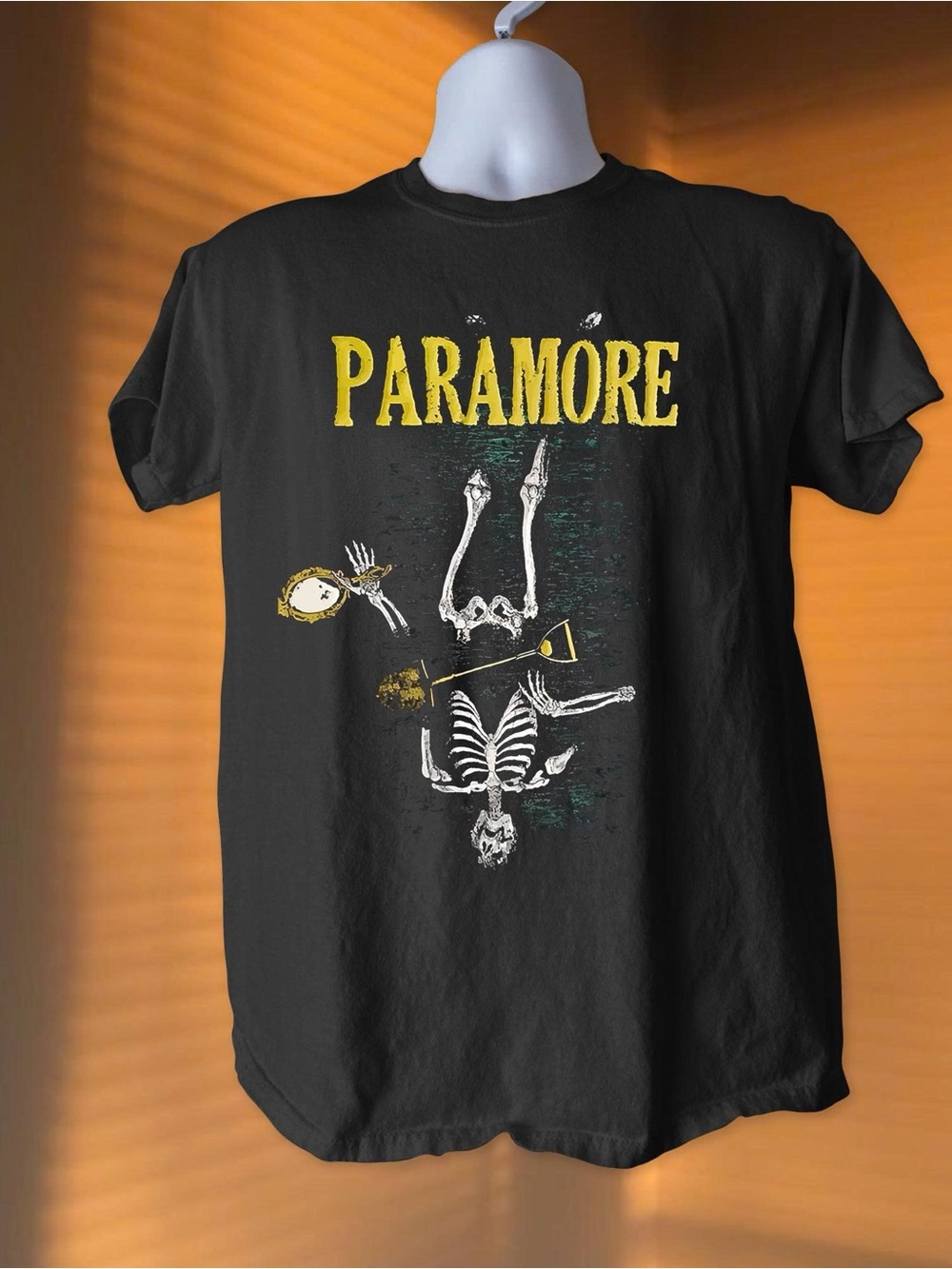 Paramore Skeleton Halloween Graphic Tee